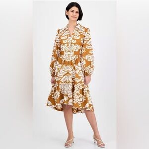 Julia Jordan printed shirt dress
